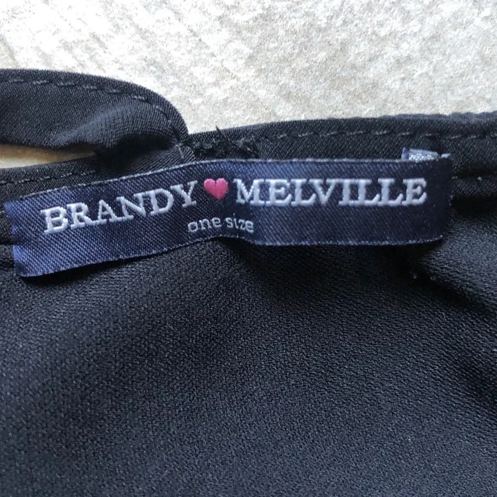 Brandy Melville Slinky Flirty Cutout Strappy Dress in Black. Size 4